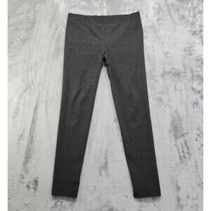 Vince Camuto Leggings Womens Size M Heathered Gray Slim Leg Ponte Back Seam